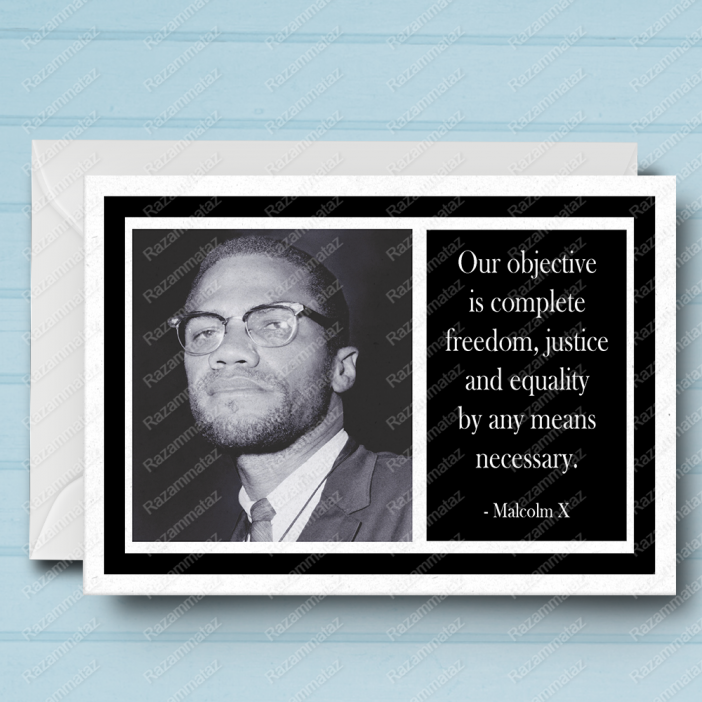 Malcolm X Card